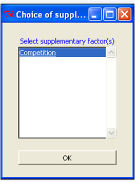 Principal Component Analysis: selection of supplementary categorical variables